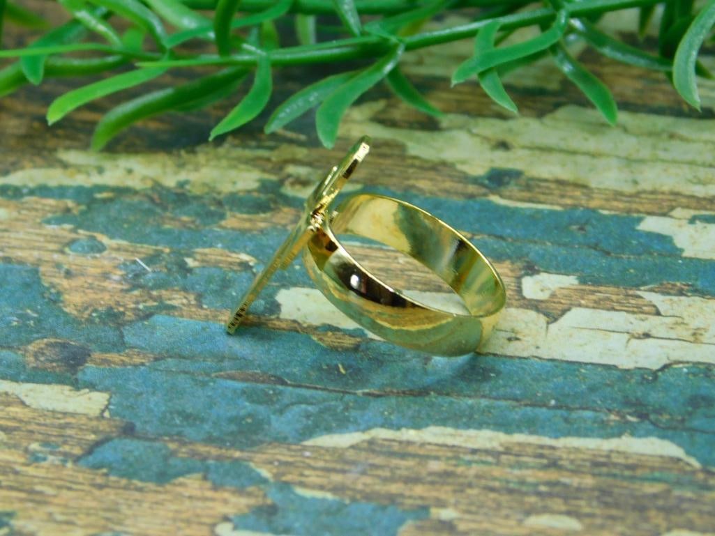 ANKH RING ROCK STONE LAPIDARY SPECIMEN - 2