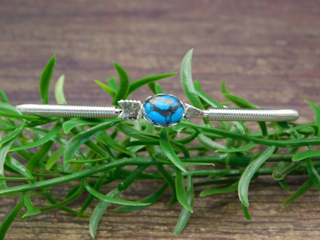 TURQUOISE BRACELET ROCK STONE LAPIDARY SPECIMEN: TURQUOISE BRACELET ROCK STONE LAPIDARY SPECIMEN