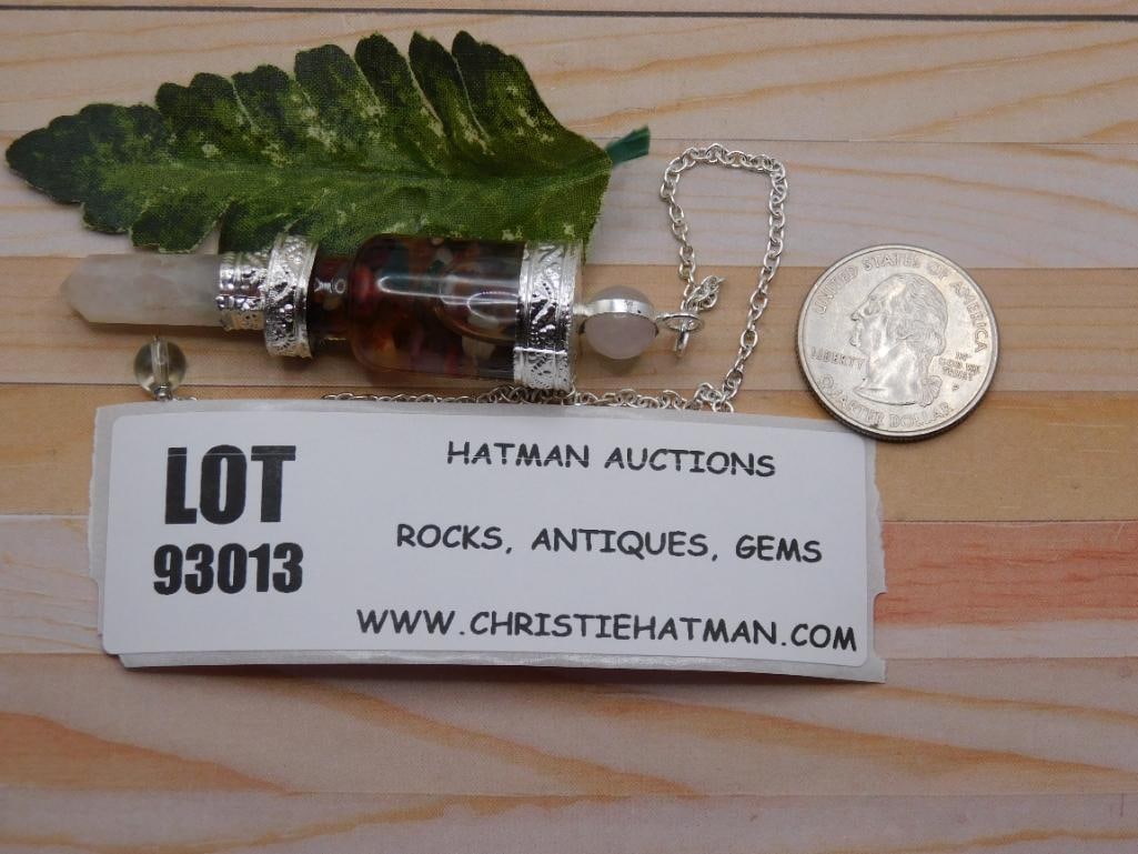 MIXED STONE PENDULUM ROCK STONE LAPIDARY SPECIMEN - 2