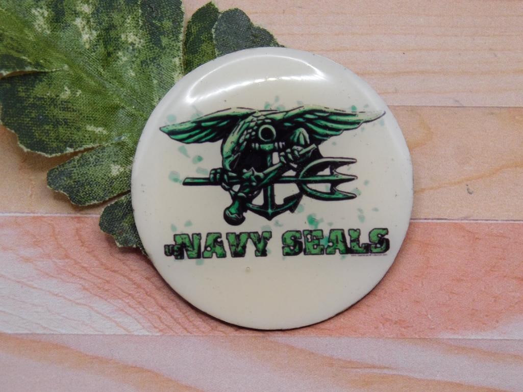 NAVY SEAL CABOCHON ROCK STONE LAPIDARY SPECIMEN: NAVY SEAL CABOCHON ROCK STONE LAPIDARY SPECIMEN