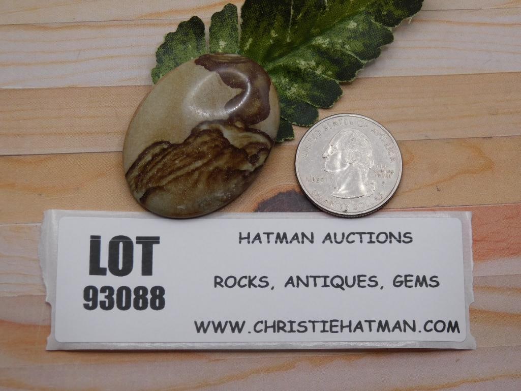 JASPER CABOCHON ROCK STONE LAPIDARY SPECIMEN - 2