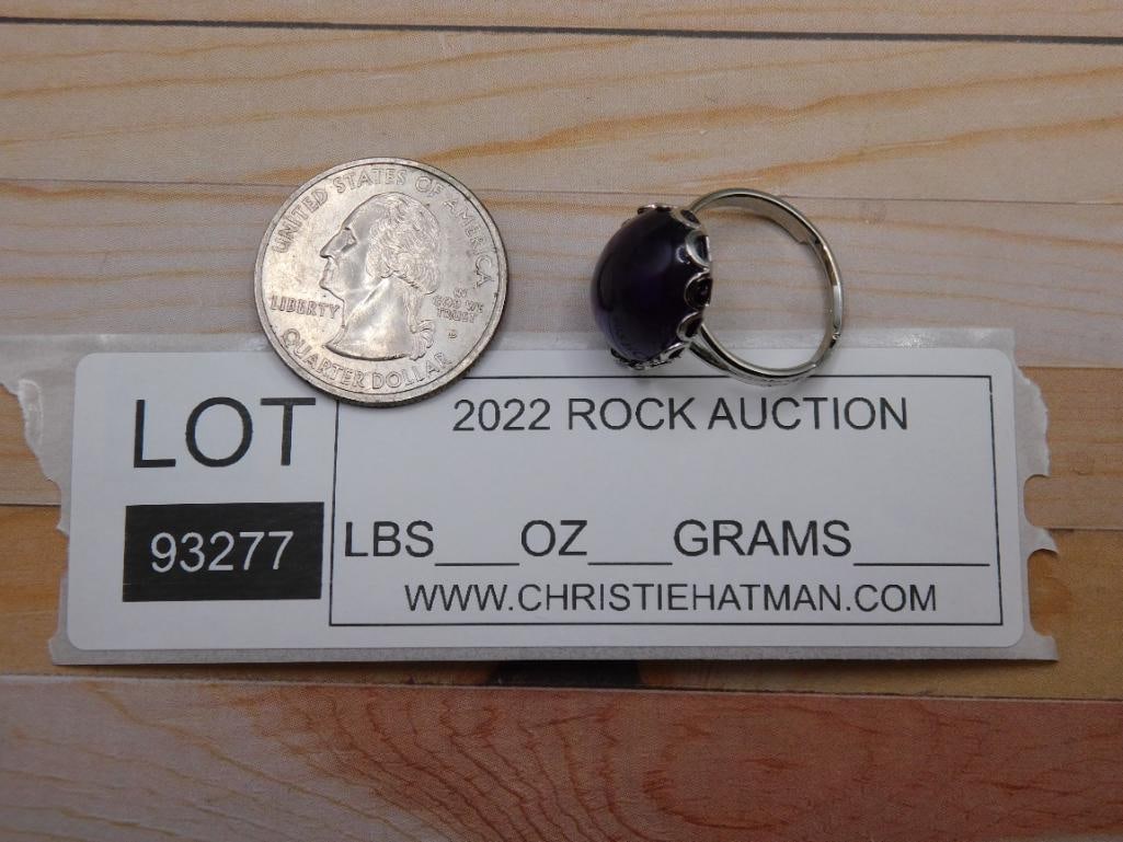 ABALONE RING ROCK STONE LAPIDARY SPECIMEN - 4