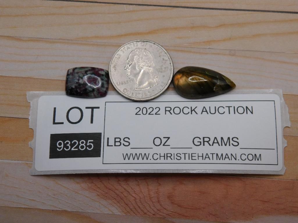 CABOCHONS ROCK STONE LAPIDARY SPECIMEN - 2