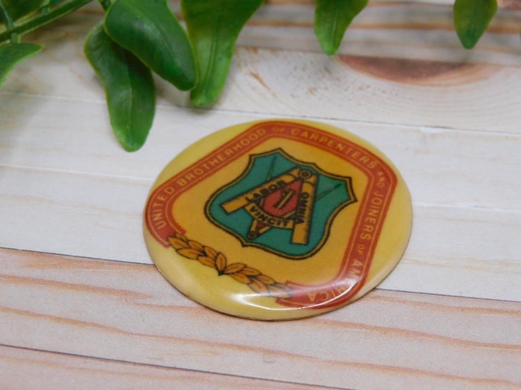 CARPENTERS CABOCHON ROCK STONE LAPIDARY SPECIMEN: CARPENTERS CABOCHON ROCK STONE LAPIDARY SPECIMEN