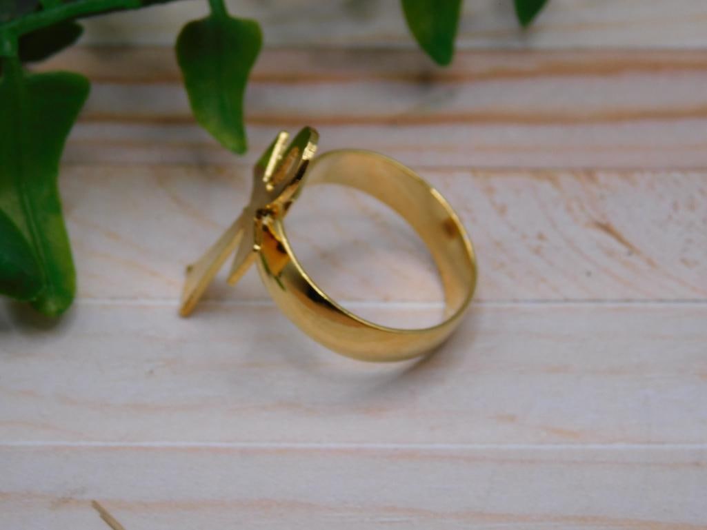 ANKH RING ROCK STONE LAPIDARY SPECIMEN - 2