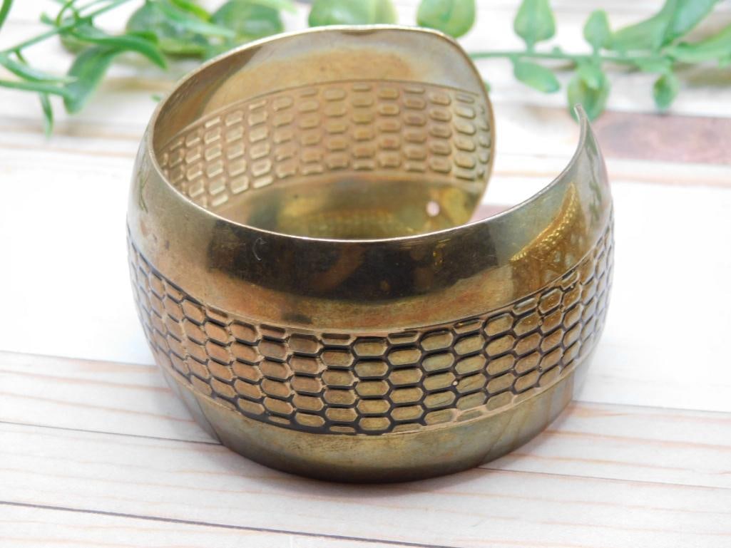 MIXED METAL CUFF BRACELETS - 4