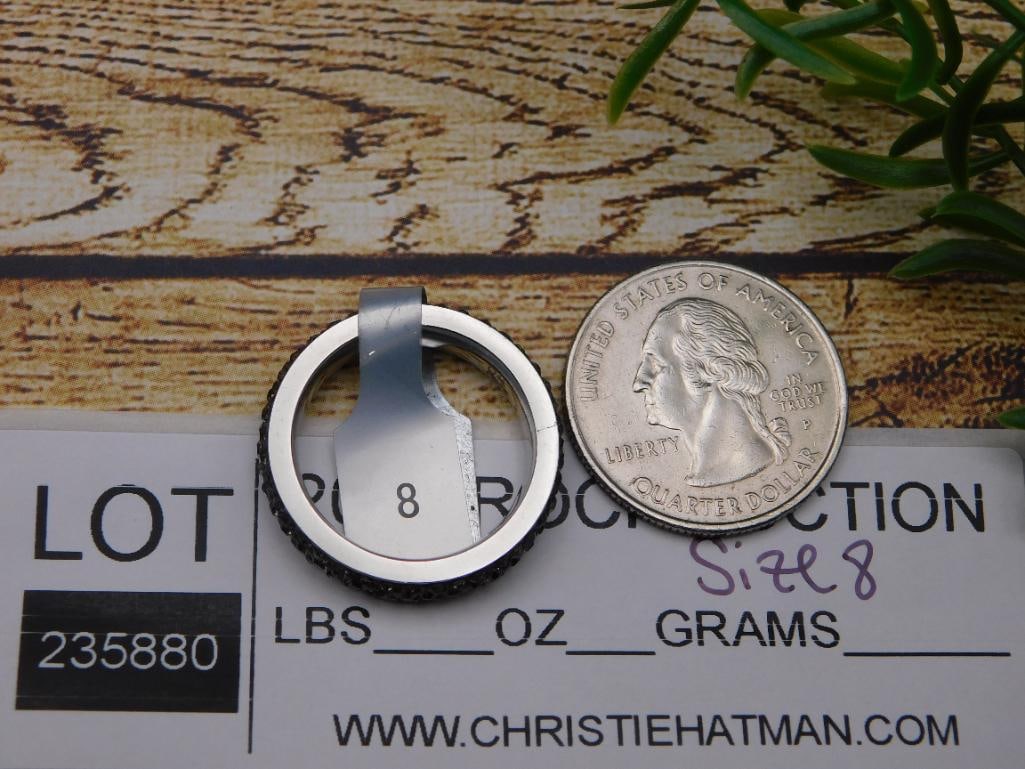 STONE RING ROCK STONE LAPIDARY SPECIMEN - 2