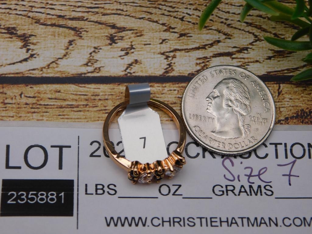 STONE RING ROCK STONE LAPIDARY SPECIMEN - 2