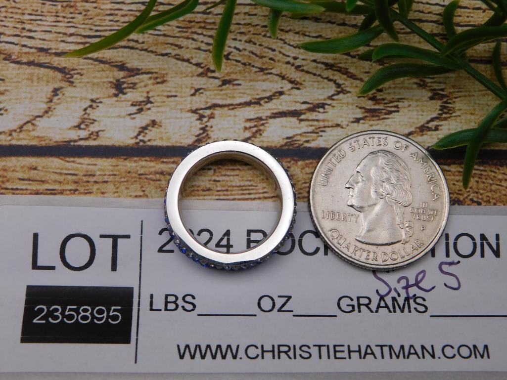 STONE RING ROCK STONE LAPIDARY SPECIMEN - 2