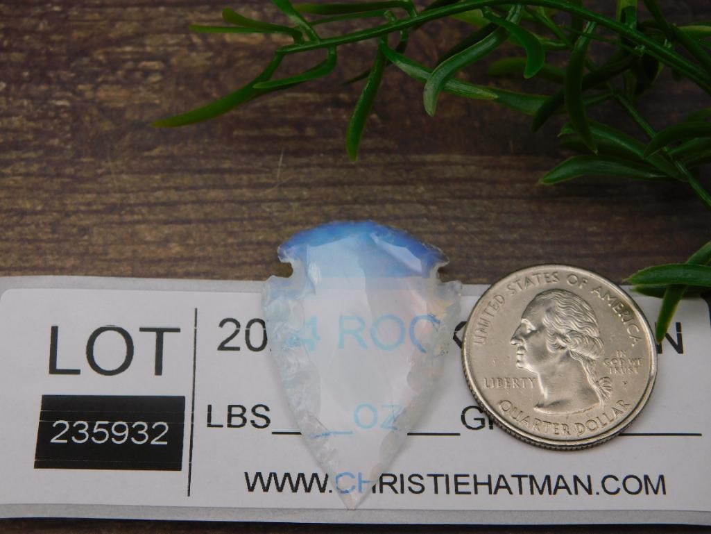 OPALITE HAND KNAPPED TOOL ROCK STONE LAPIDARY SPECIMEN - 2