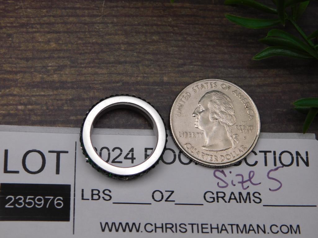 STONE RING ROCK STONE LAPIDARY SPECIMEN - 2