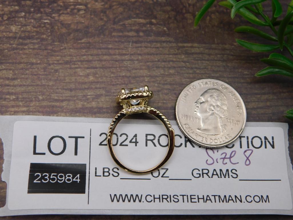 STONE RING ROCK STONE LAPIDARY SPECIMEN - 2