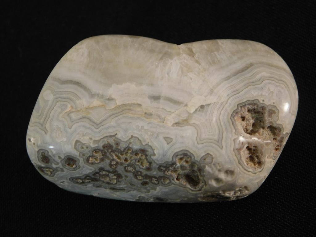 LACE AGATE ROCK STONE LAPIDARY SPECIMEN: LACE AGATE ROCK STONE LAPIDARY SPECIMEN