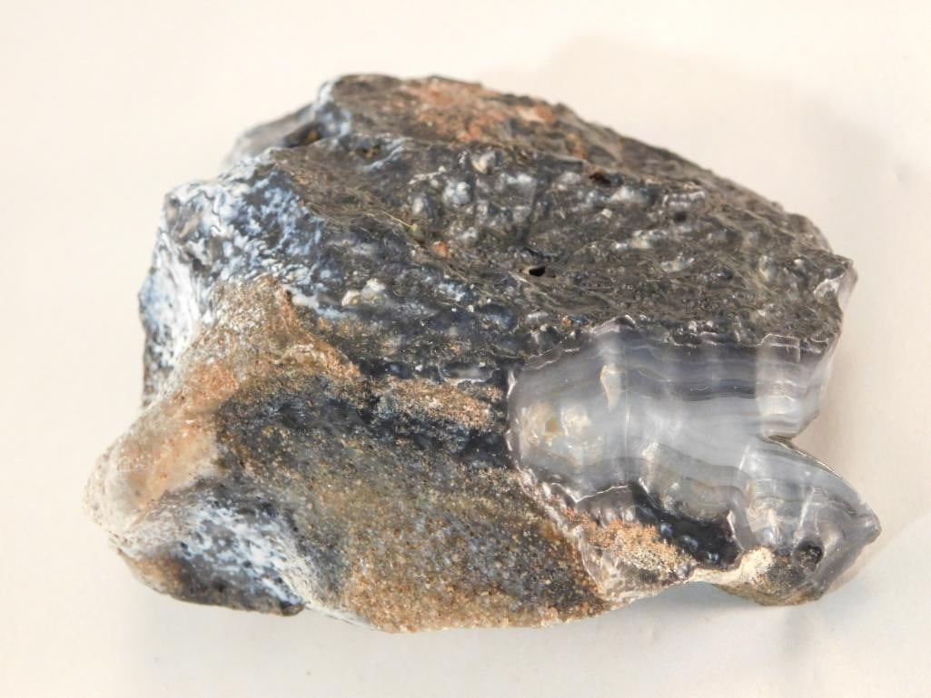 THUNDER EGG ROCK STONE LAPIDARY SPECIMEN - 3