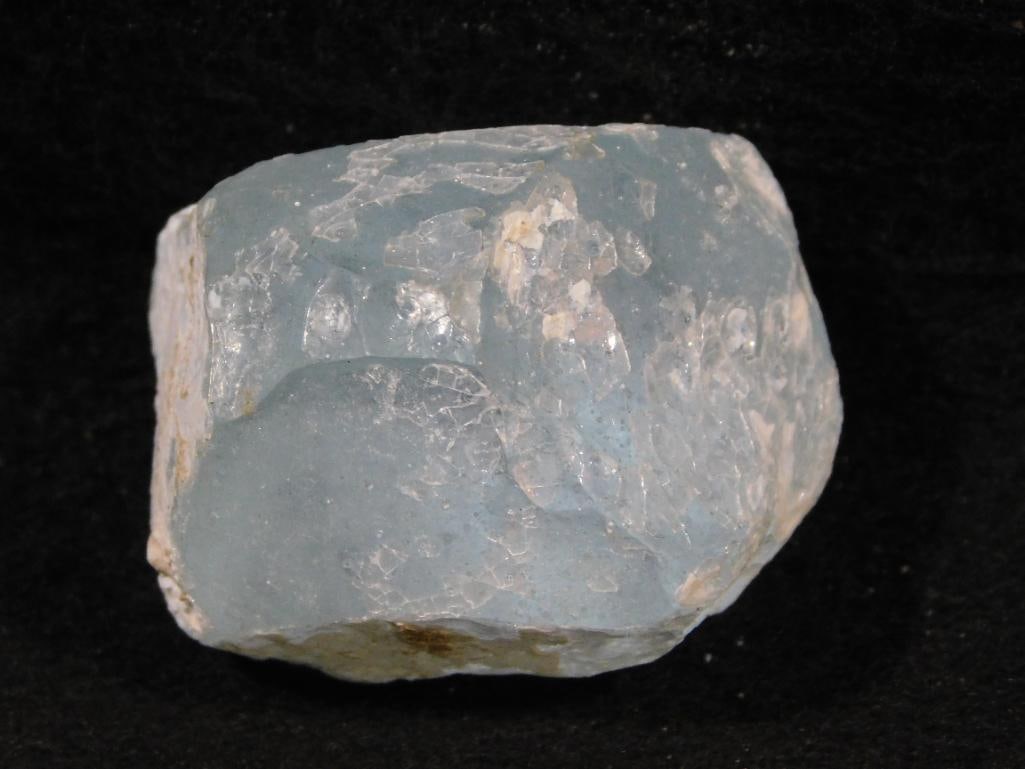 RARE MOROCCAN BLUE SKY 195 CARATS ROCK STONE LAPIDARY SPECIMEN: RARE MOROCCAN BLUE SKY 195 CARATS ROCK STONE LAPIDARY SPECIMEN