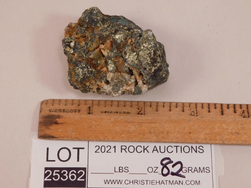PYRITE ROCK STONE LAPIDARY SPECIMEN - 2