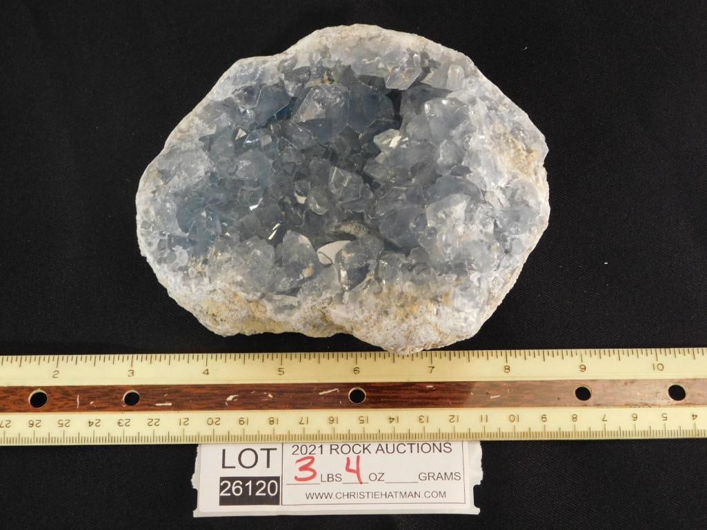 CELESTITE ROCK STONE LAPIDARY SPECIMEN - 4