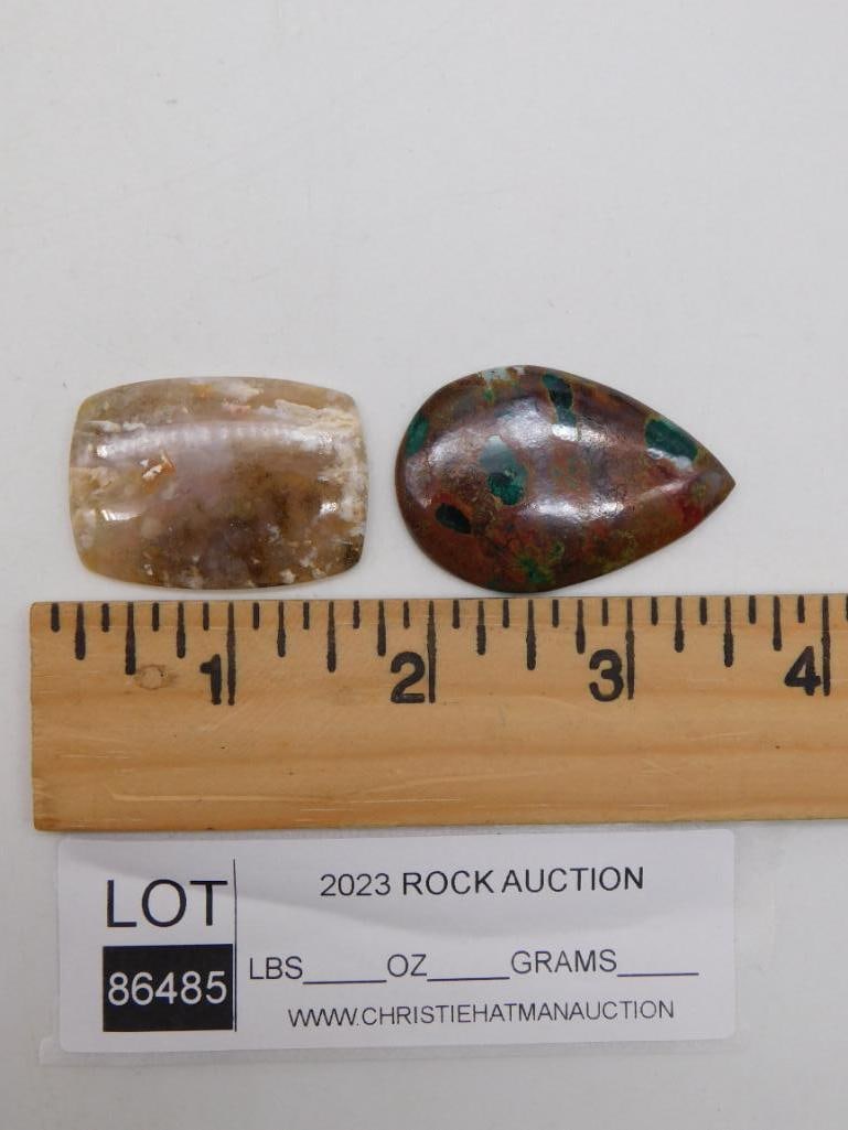CABOCHONS ROCK STONE LAPIDARY SPECIMEN - 2