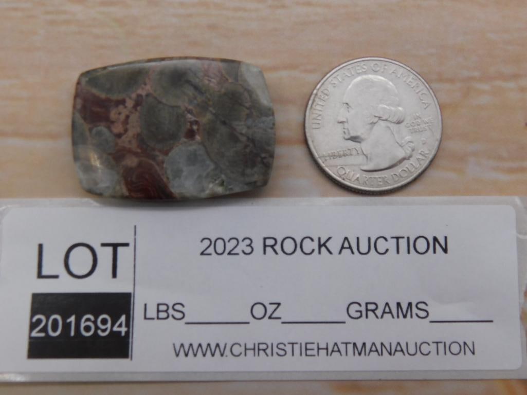 CABOCHON ROCK STONE LAPIDARY SPECIMEN - 2