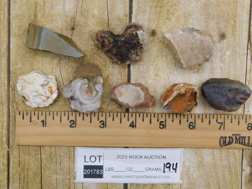 MIXED ROUGH LOT ROCK STONE LAPIDARY SPECIMEN - 3