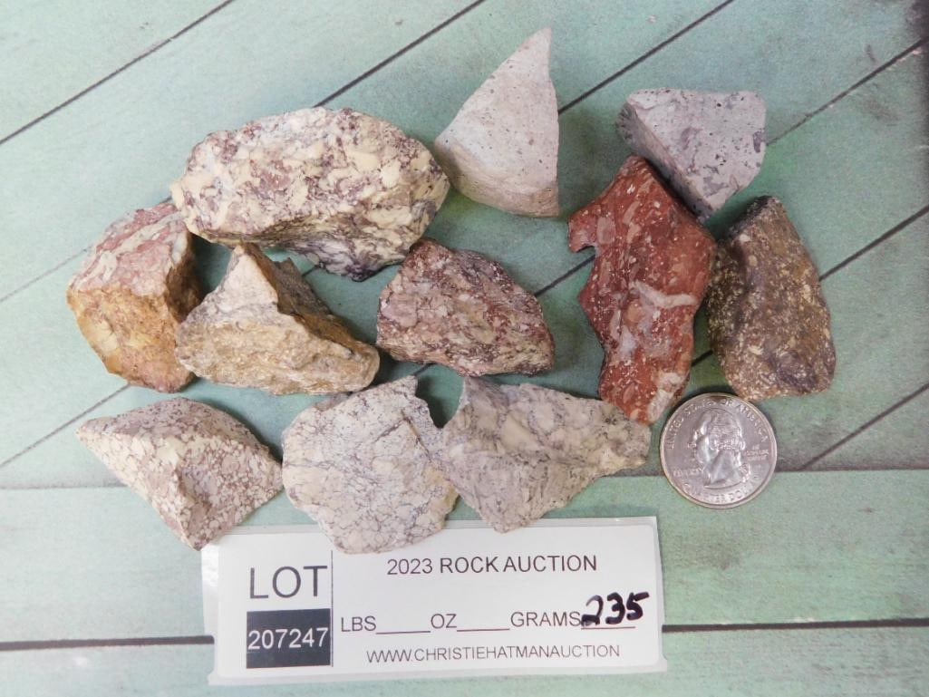 VIPER JASPER ROCK STONE LAPIDARY SPECIMEN - 2