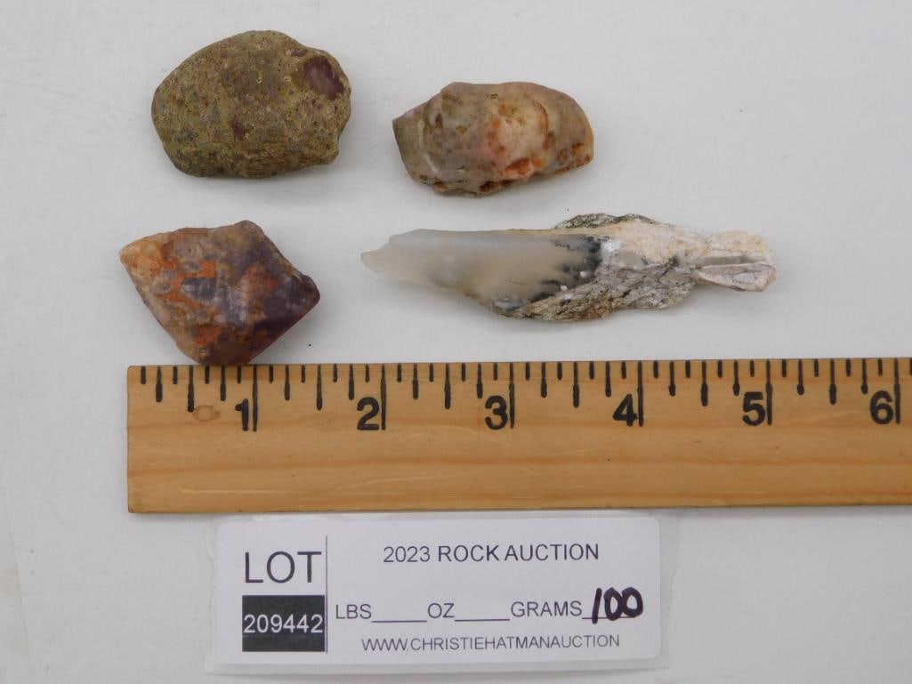 MIXED ROUGH ROCK ROCK STONE LAPIDARY SPECIMEN - 3