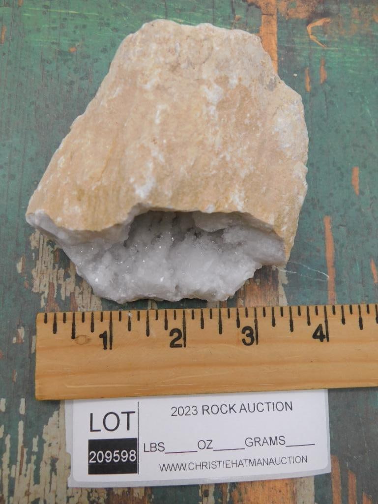GEODE ROCK STONE LAPIDARY SPECIMEN - 2