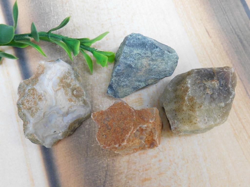 MIXED ROUGH ROCK ROCK STONE LAPIDARY SPECIMEN: MIXED ROUGH ROCK ROCK STONE LAPIDARY SPECIMEN