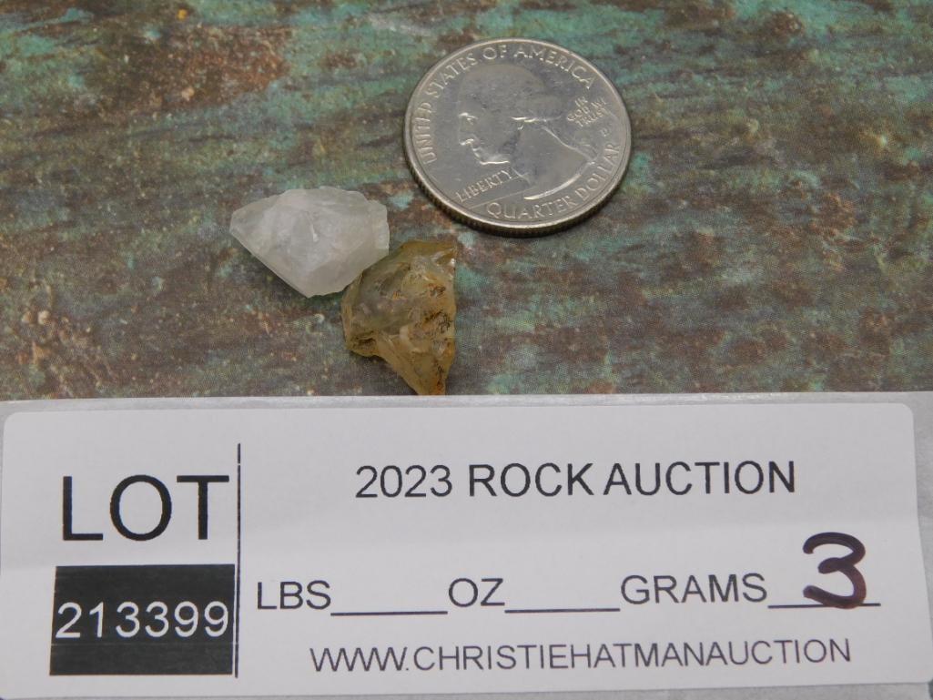 HERKIMER DIAMONDS ROCK STONE LAPIDARY SPECIMEN - 2
