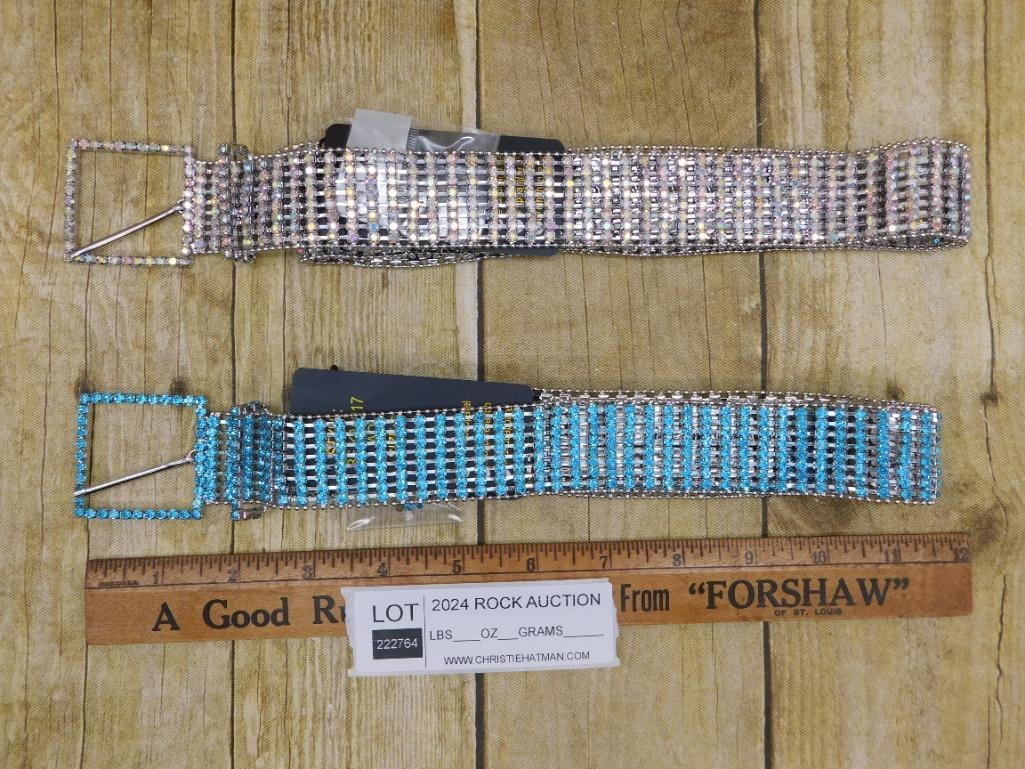 RHINESTONE BELT SIZE LARGE - 2