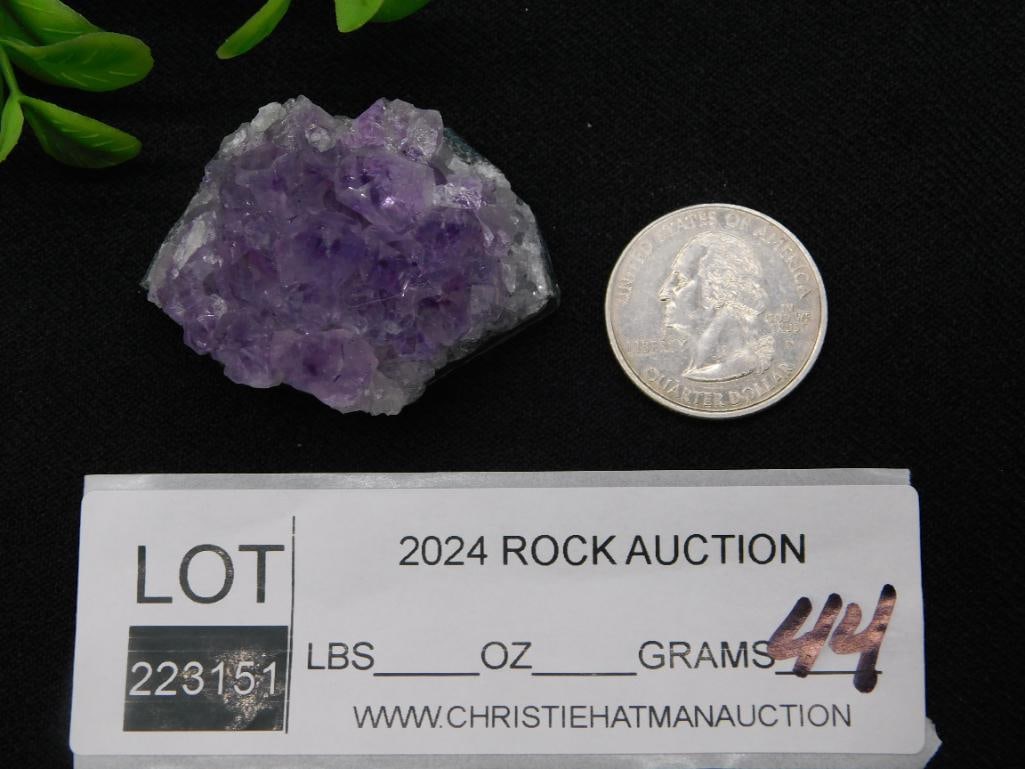 AMETHYST ROCK STONE LAPIDARY SPECIMEN - 3