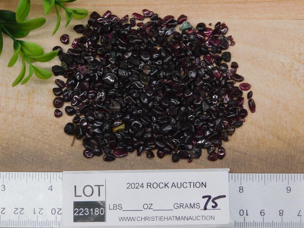 GARNET ROCK STONE LAPIDARY SPECIMEN - 2