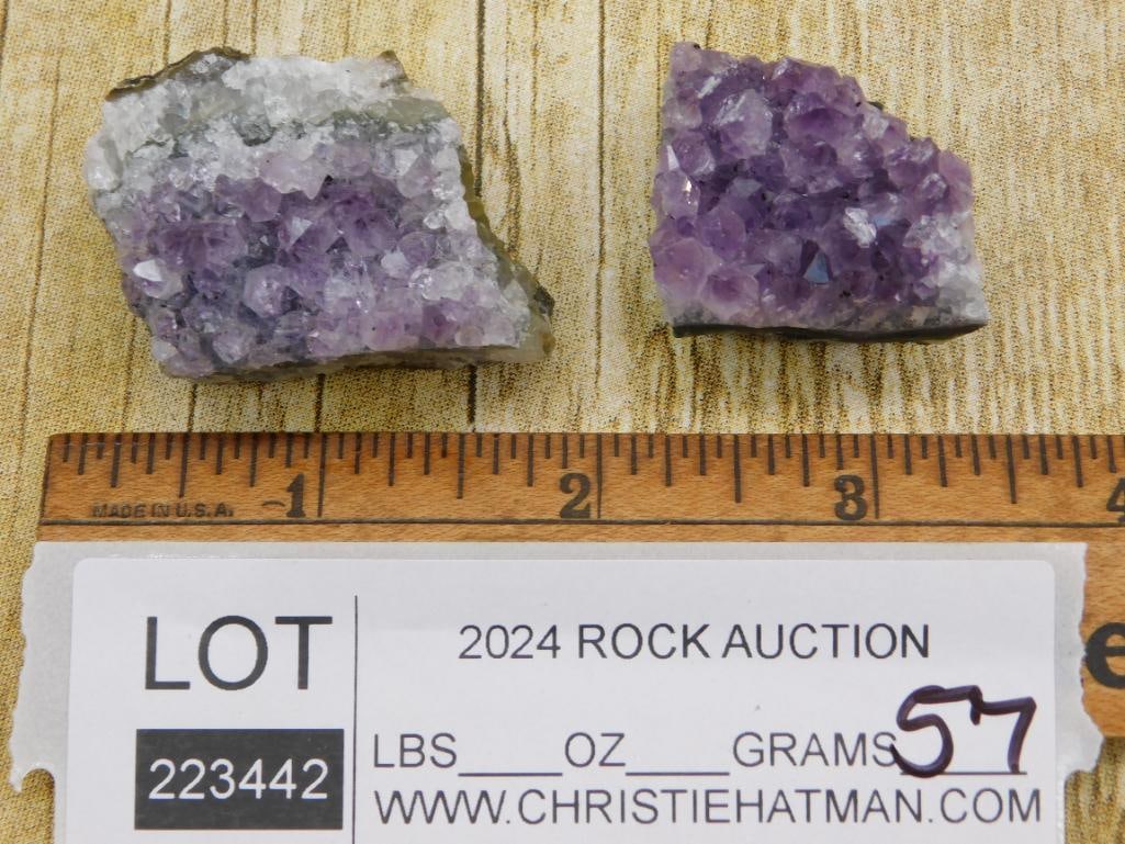 AMETHYST ROCK STONE LAPIDARY SPECIMEN - 2