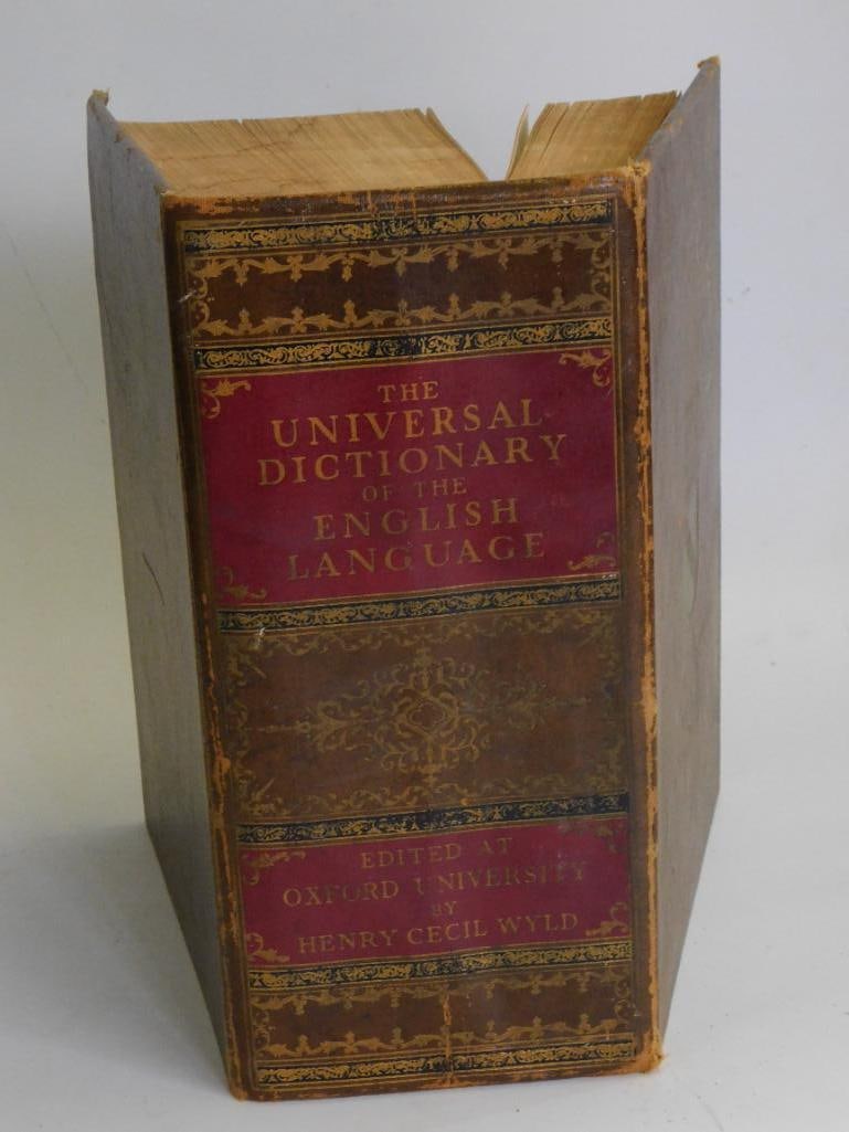B 1938 THE UNIVERSAL DICTIONARY OF THE ENGLISH LANGUAGE BOOK VINTAGE ANTIQUE: B 1938 THE UNIVERSAL DICTIONARY OF THE ENGLISH LANGUAGE BOOK VINTAGE ANTIQUE