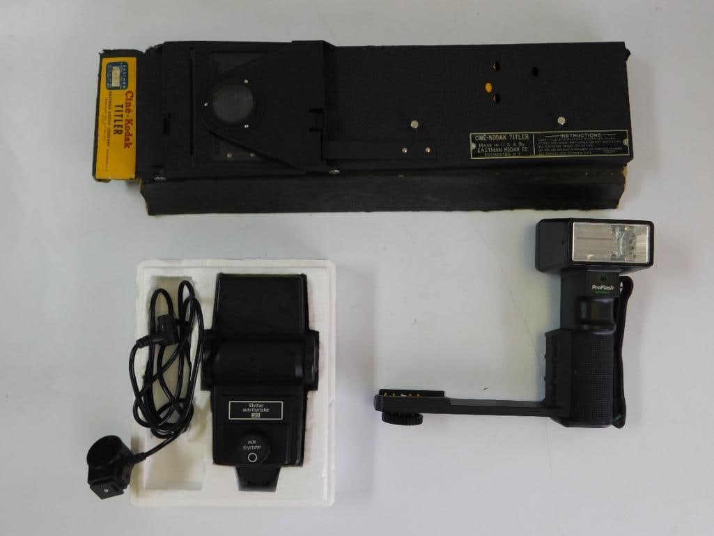 B ELECTRONIC FLASH UNIT SYSTEM FOR CAMERA VINTAGE ANTIQUE (1 of 5)