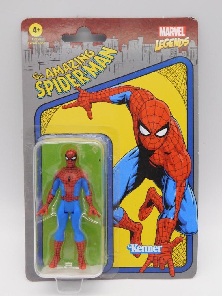 HASBRO MARVEL LEGENDS SERIES RETRO 375 COLLECTION SPIDER-MAN ACTION FIGURE: HASBRO MARVEL LEGENDS SERIES RETRO 375 COLLECTION SPIDER-MAN ACTION FIGURE