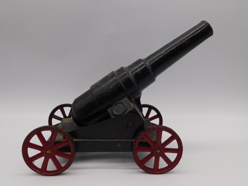 TOY CONESTOGA BIG-BANG CANNON CAST-IRON VINTAGE TOY: TOY CONESTOGA BIG-BANG CANNON CAST-IRON VINTAGE TOY