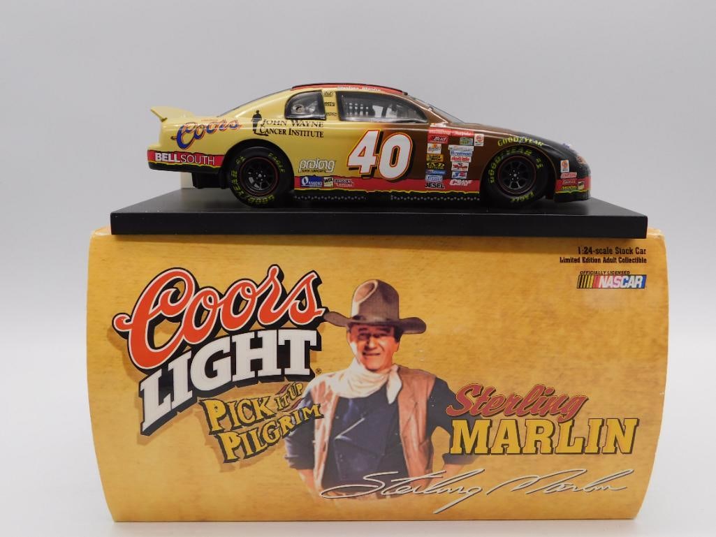 NASCAR COLLECTIBLE CAR STERLING MARLIN COORS LIGHT PICK IT UP PILGRIM: NASCAR COLLECTIBLE CAR STERLING MARLIN COORS LIGHT PICK IT UP PILGRIM
