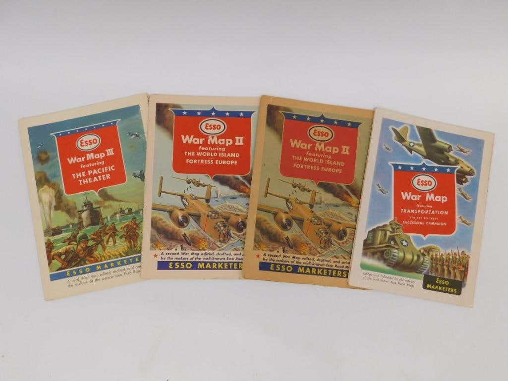 ESSO WAR MAP FROM ESSO MARKETERS VINTAGE MILITARY EPHEMERA (1 of 6)