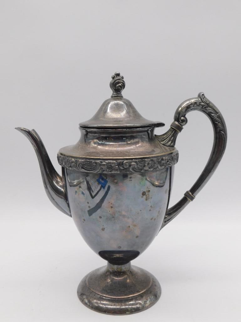 1950S SILVERPLATED TEAPOT VINTAGE ANTIQUE (1 of 5)