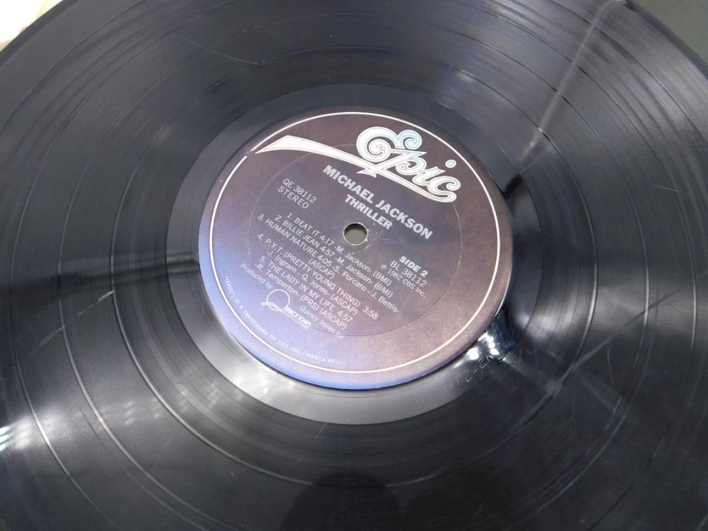 MICHAEL JACKSON THRILLER VINYL LP RECORD - 3