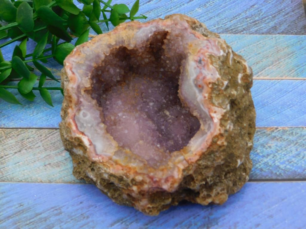 CAVE GEODE ROCK STONE LAPIDARY SPECIMEN (1 of 2)