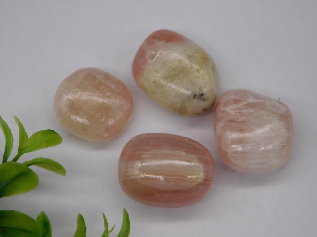 ROSE QUARTZ TUMBLED STONES ROCK STONE LAPIDARY SPECIMEN (1 of 2)
