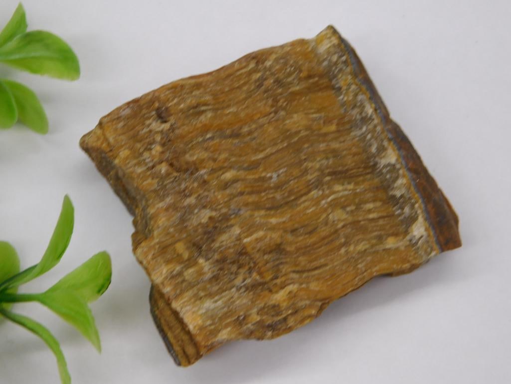 TIGER EYE ROCK STONE LAPIDARY SPECIMEN (1 of 2)