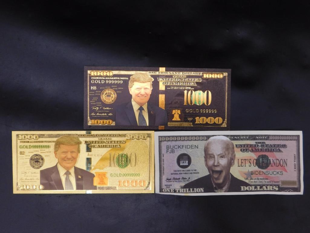 PRESIDENTIAL NOVELTY BILLS (1 of 2)