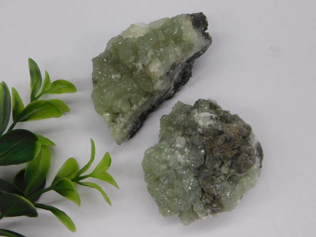 PREHNITE ROCK STONE LAPIDARY SPECIMEN (1 of 2)