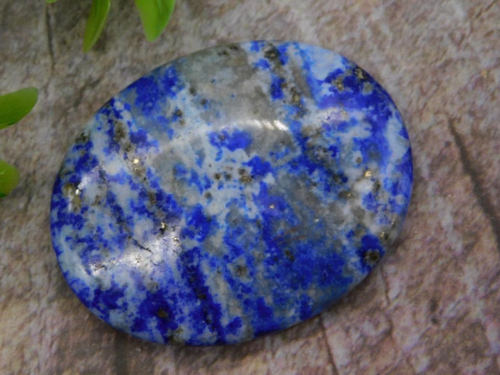 LAPIS LAZULI PALM STONE ROCK STONE LAPIDARY SPECIMEN (1 of 2)