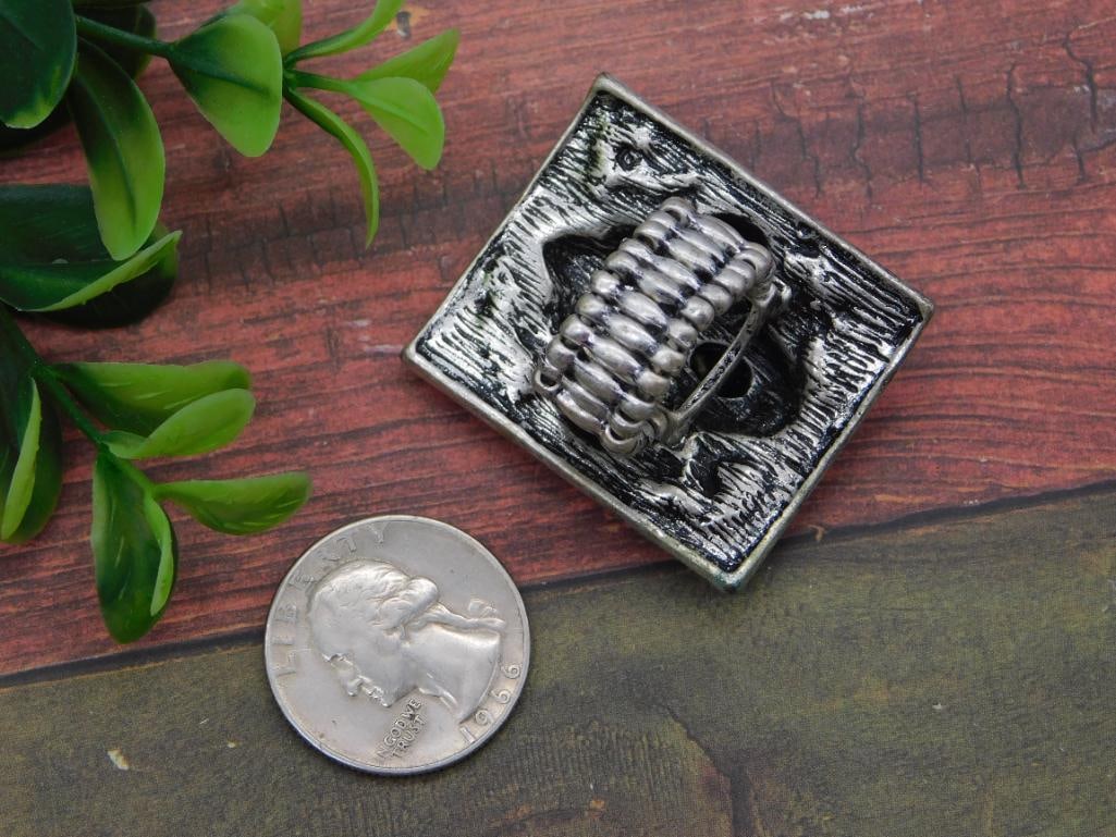 ADJUSTABLE FLEUR-DE-LIS RING - 2