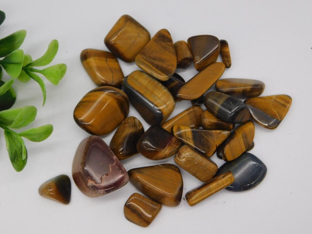 TIGER EYE GEMSTONES ROCK STONE LAPIDARY SPECIMEN (1 of 2)