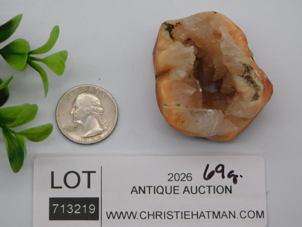 GEODE ROCK STONE LAPIDARY SPECIMEN - 2